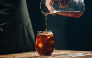 Pouring a Cold Brew Coffee