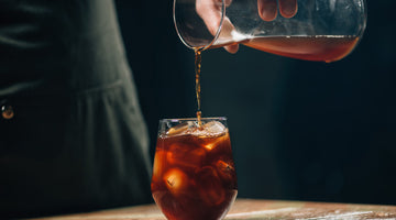 Pouring a Cold Brew Coffee