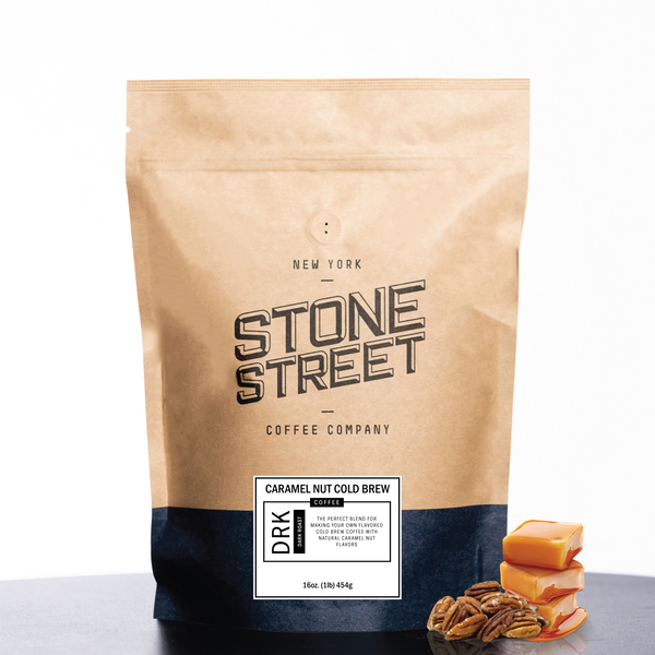 Caramel Nut Cold Brew Coffee Beans in Bag