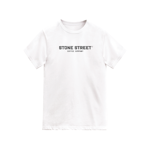 Stone Street Coffee White Tee