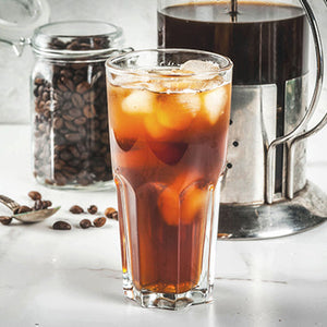 Cold Brew Coffee with French Press and Coffee Beans